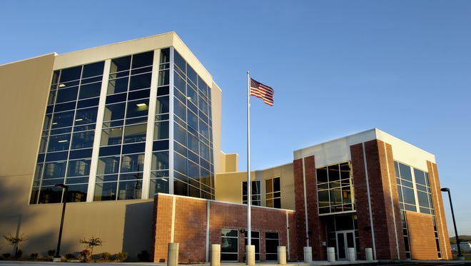 Library building in Johnson City, NY