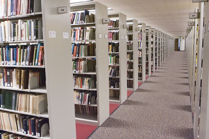 Bartle Library stacks