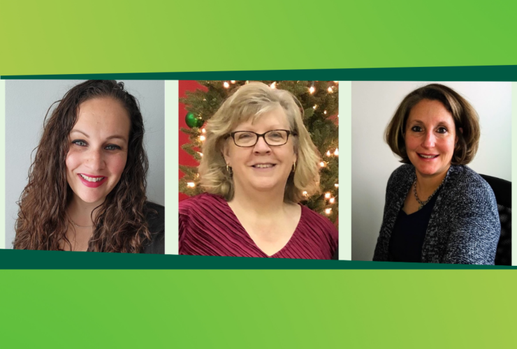 profile pictures of the 3 new hires: Allison Gilli, Kathy Hart and Jeanne Ball