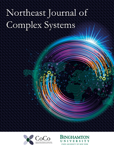 Cover of Northeast Journal of Complex Systems. An globe with multi color circles surrounding it