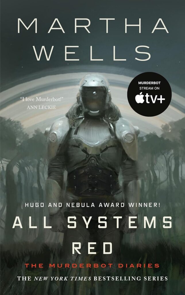 cover for the book All Systems Red by Martha Wells