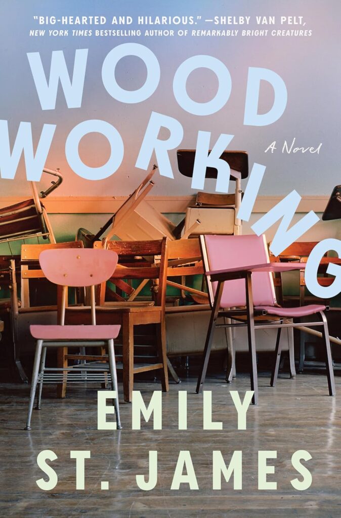 cover for the book Woodworking by Emily St. James