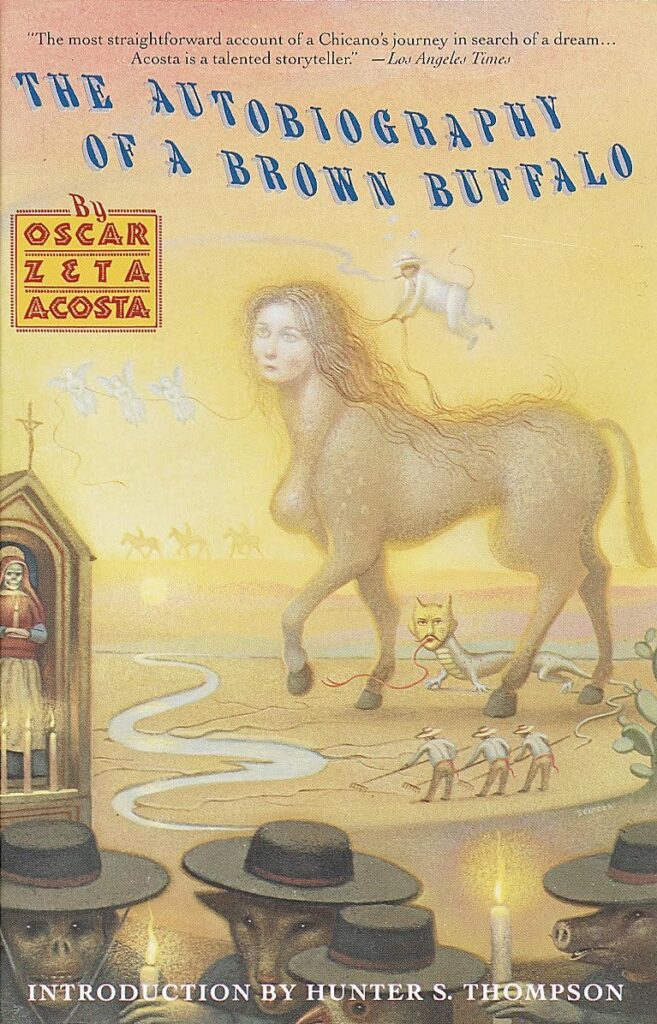 cover for the book The Autobiography of a Brown Buffalo by Oscar Zeta Acosta