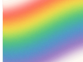 illustration of an out of focus rainbow