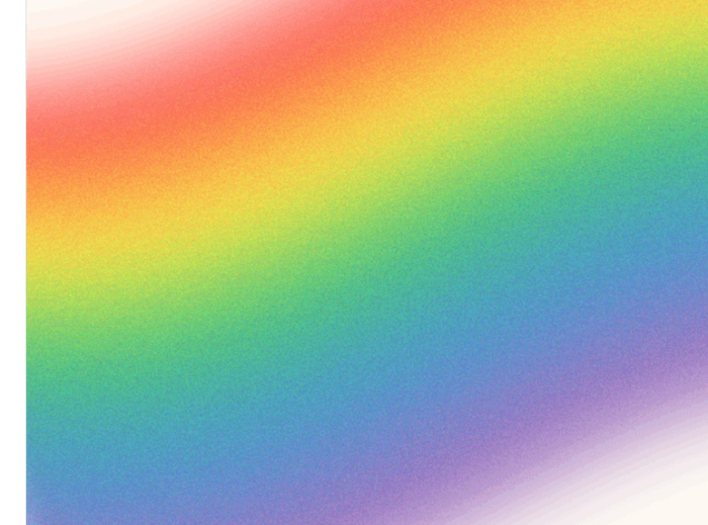 illustration of an out of focus rainbow
